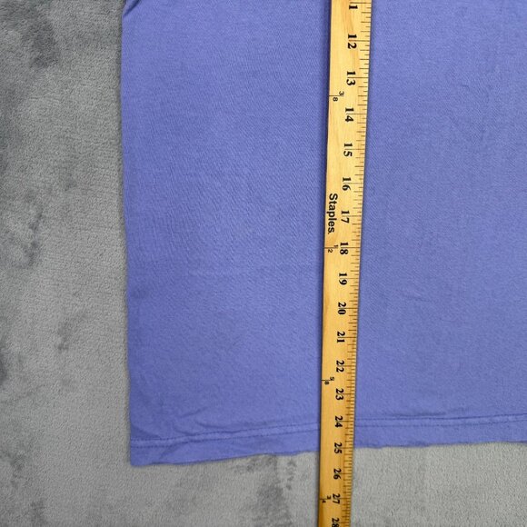 Vintage Alaska T Shirt Size Large L Purple Raised Letters 90s Alaskan Sea Otter - Picture 6 of 8